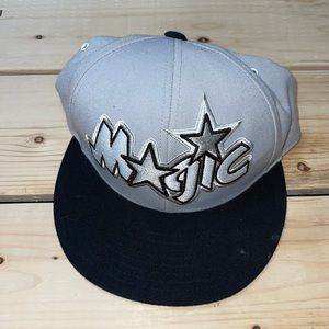 Mitchell and Ness Magic Fitted Hat.